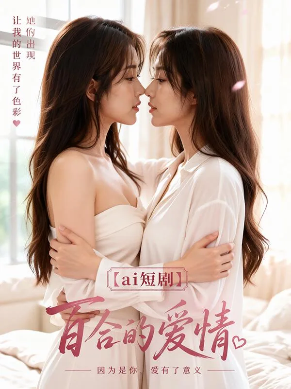 百合的爱情 女女甜蜜缠绵 ai短剧 百合情欲故事 女女亲密 海报